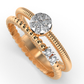 Celestial Ember 14Kt Diamond Ring