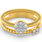 Celestial Ember 14Kt Diamond Ring