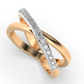 Mystic Petal 14Kt Diamond Ring