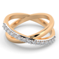 Mystic Petal 14Kt Diamond Ring