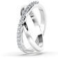 Moonlit Cascade 14Kt Diamond Ring