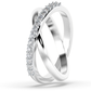 Mystic Petal 14Kt Diamond Ring