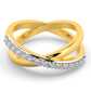 Mystic Petal 14Kt Diamond Ring