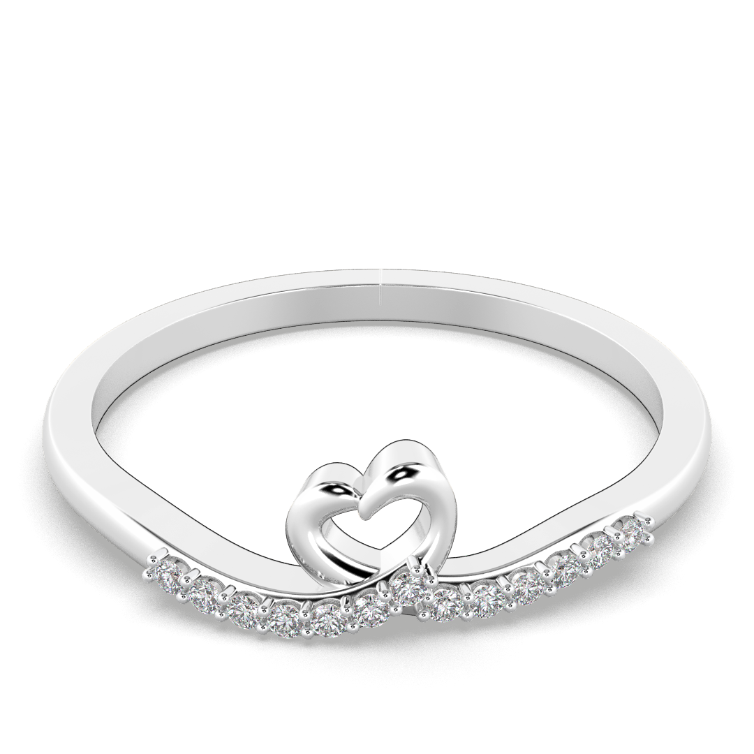 Amber Gleam 14Kt Diamond Ring