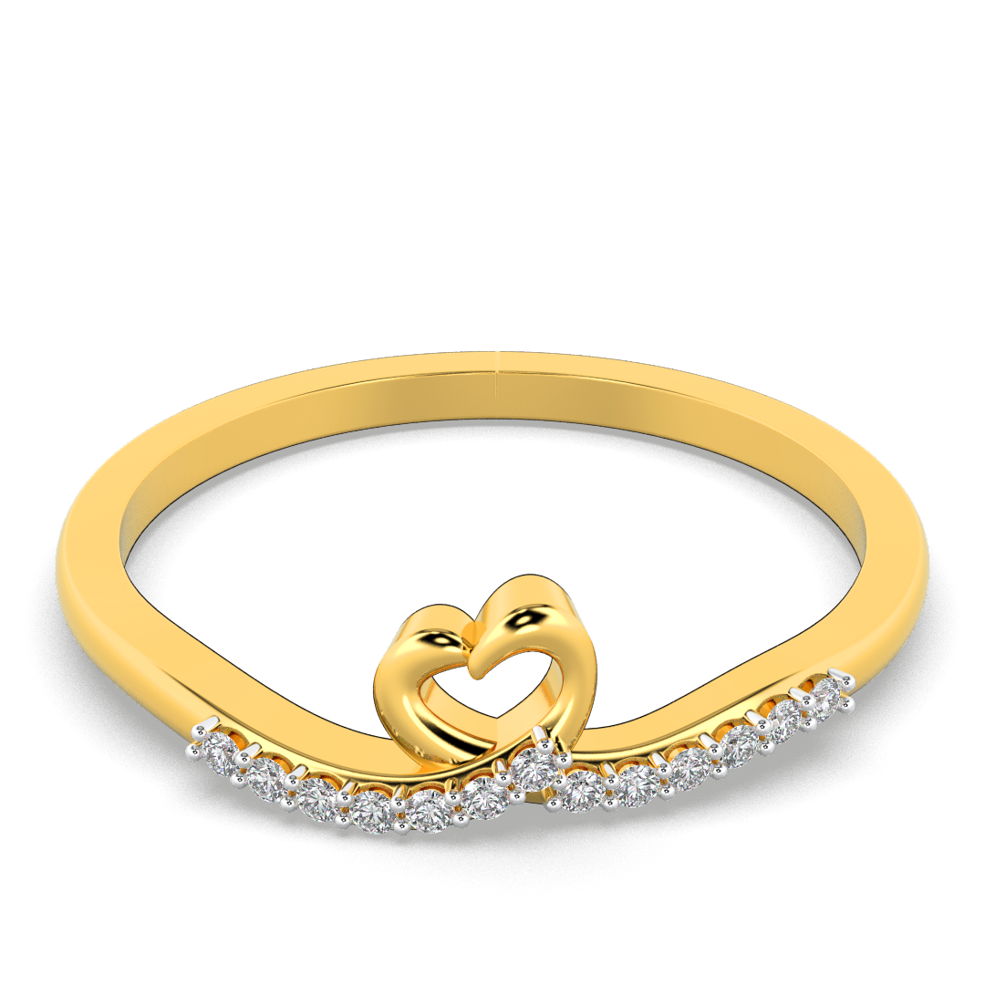 Amber Gleam 18Kt Diamond Ring