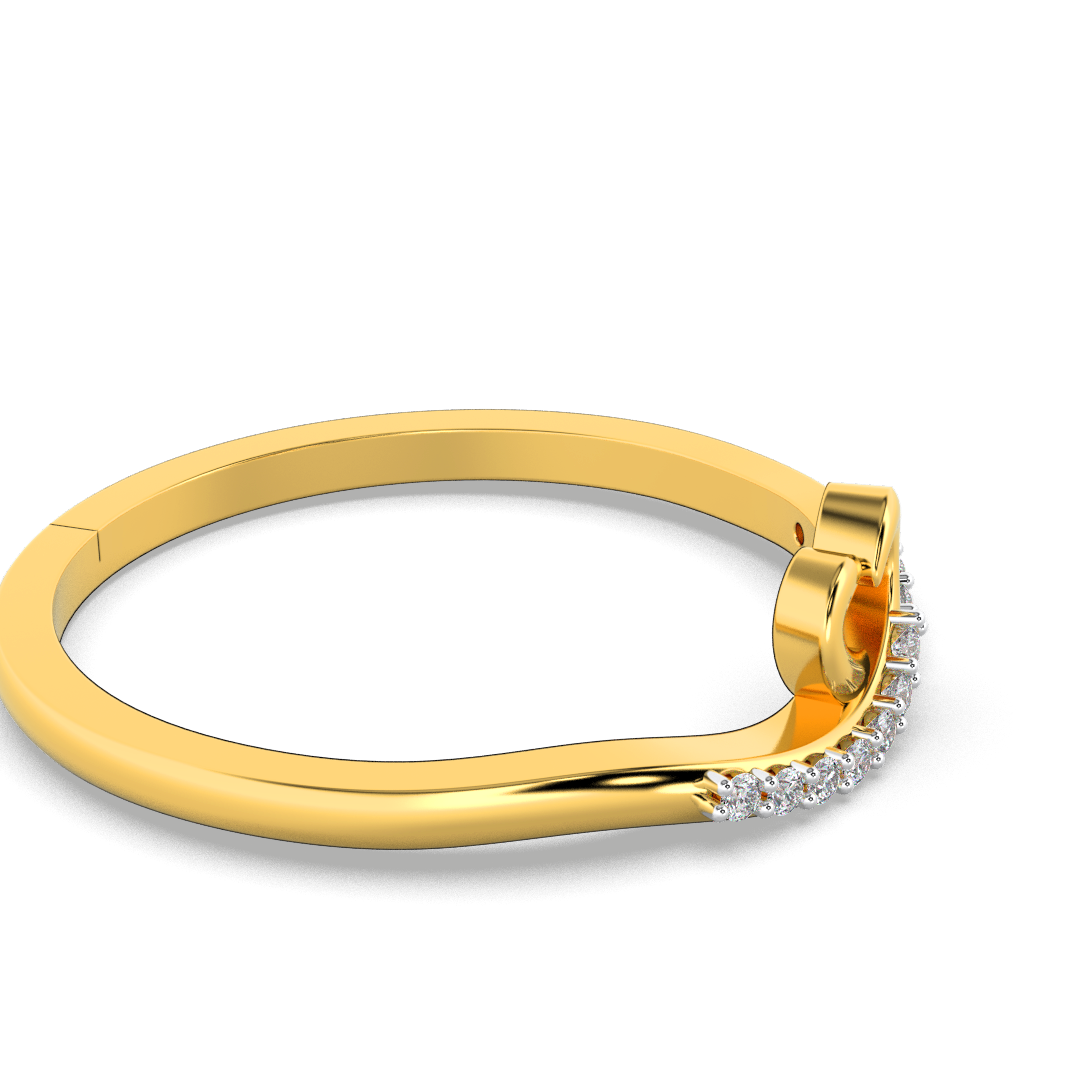 Amber Gleam 14Kt Diamond Ring