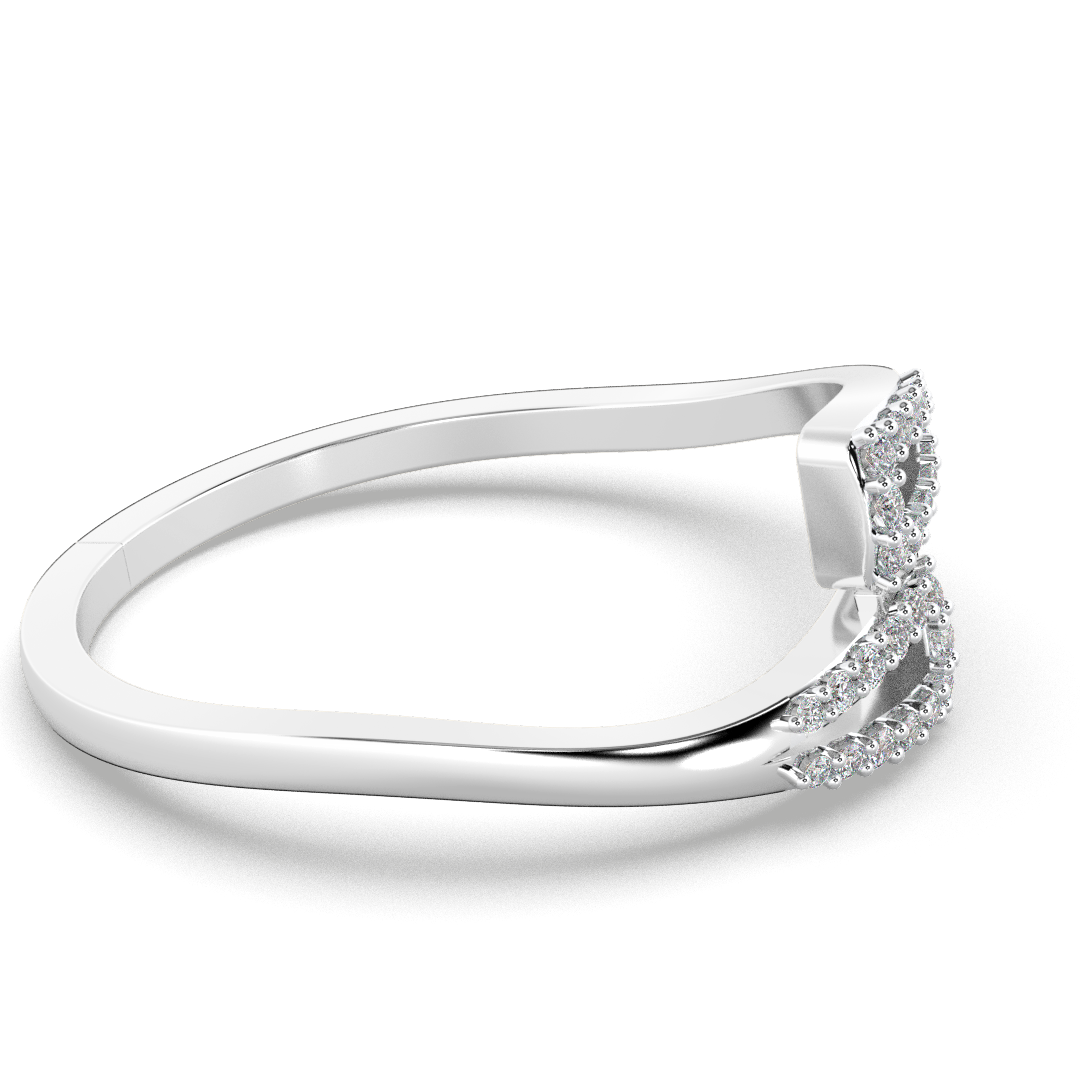Radiant Crown 14Kt Diamond Ring