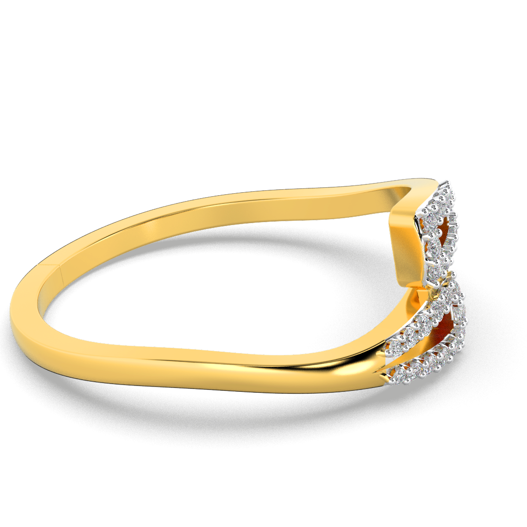 Radiant Crown 18Kt Diamond Ring