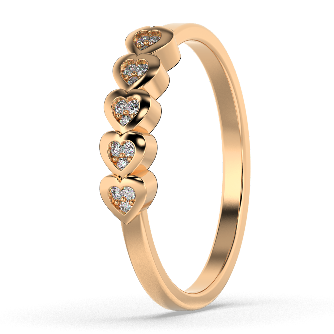 Sapphire Horizon 18Kt Diamond Ring