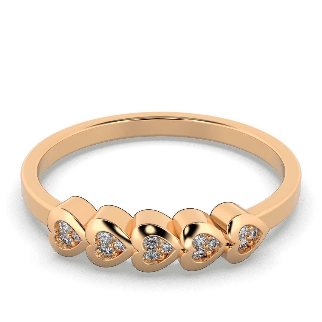 Sapphire Horizon 14Kt Diamond Ring