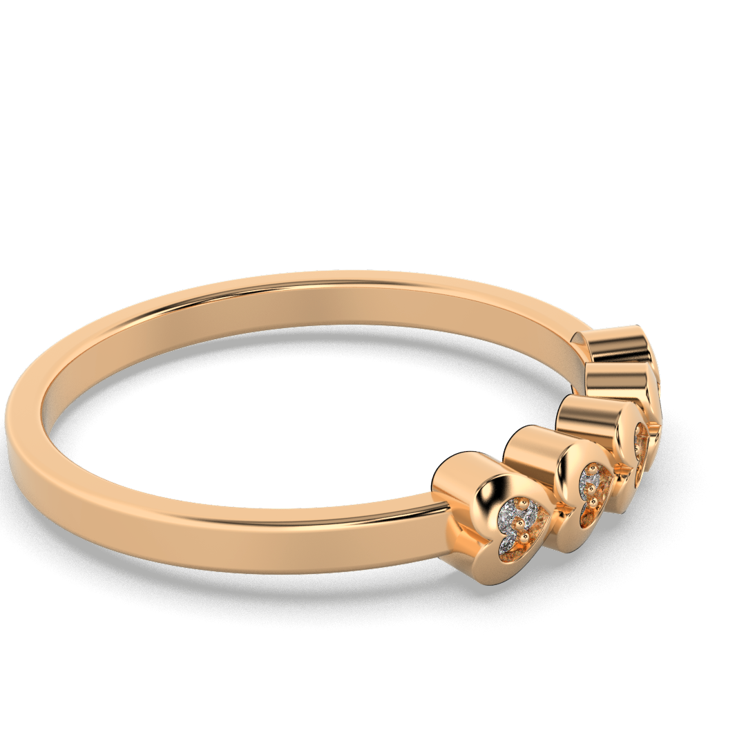 Sapphire Horizon 14Kt Diamond Ring