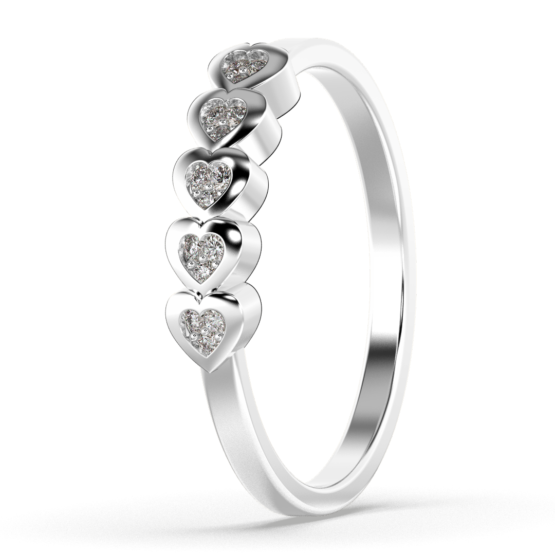 Sapphire Horizon 18Kt Diamond Ring