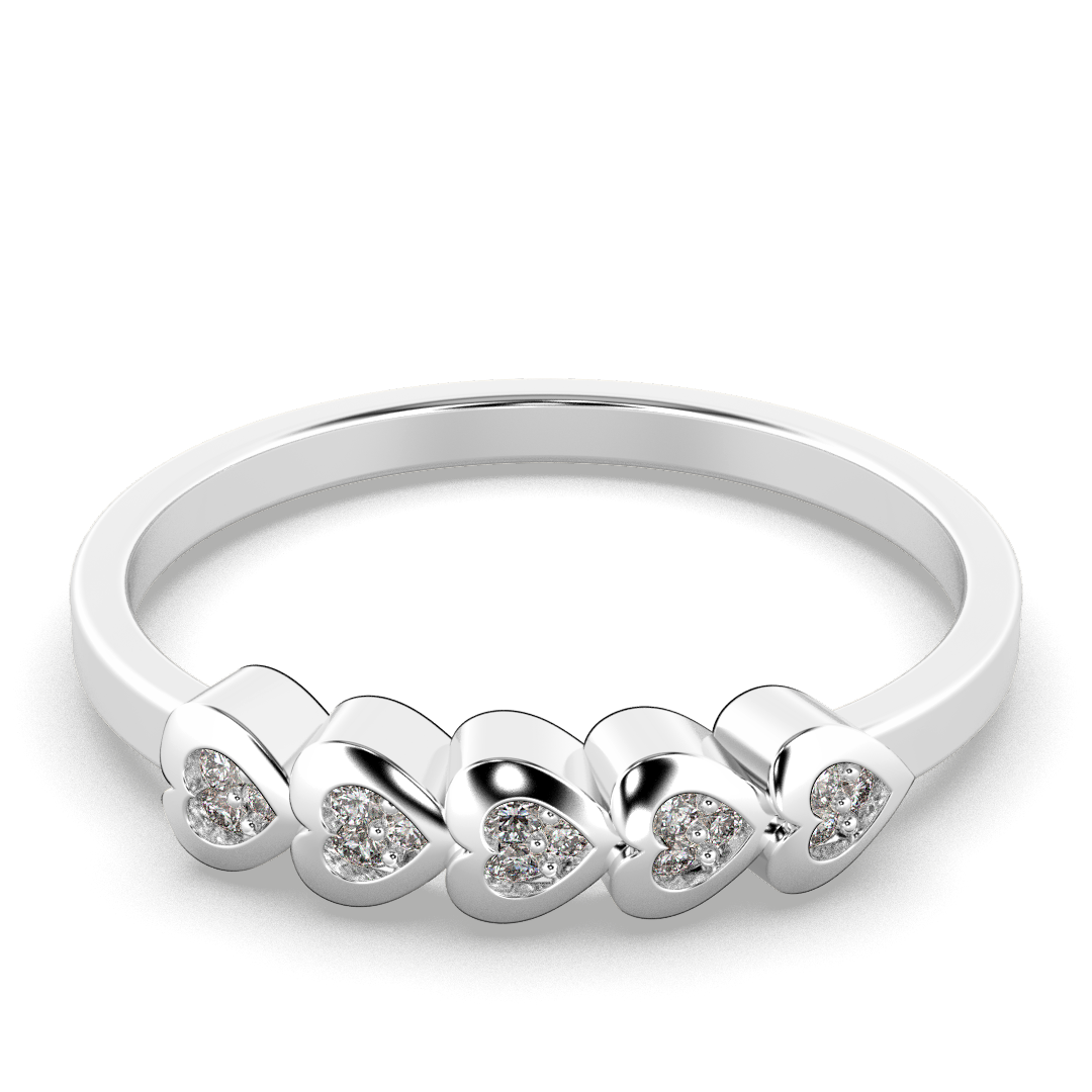 Sapphire Horizon 14Kt Diamond Ring