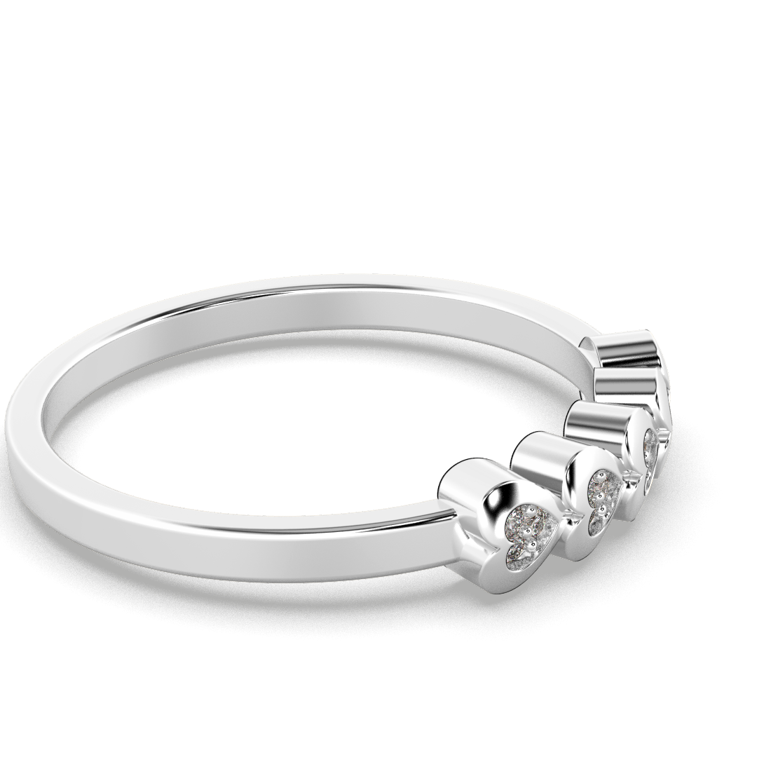 Sapphire Horizon 14Kt Diamond Ring