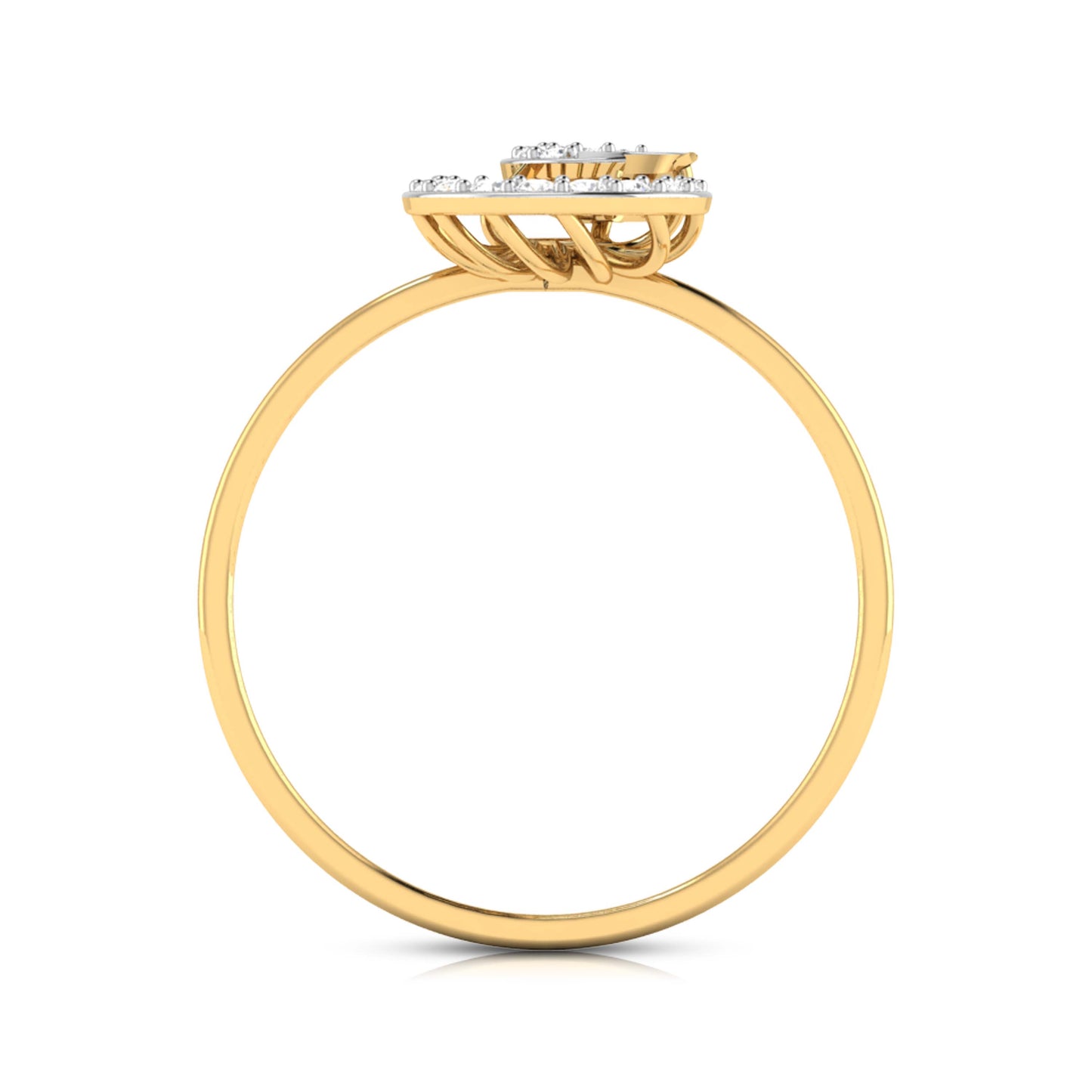 Dazzling Infinity 14Kt Diamond Ring