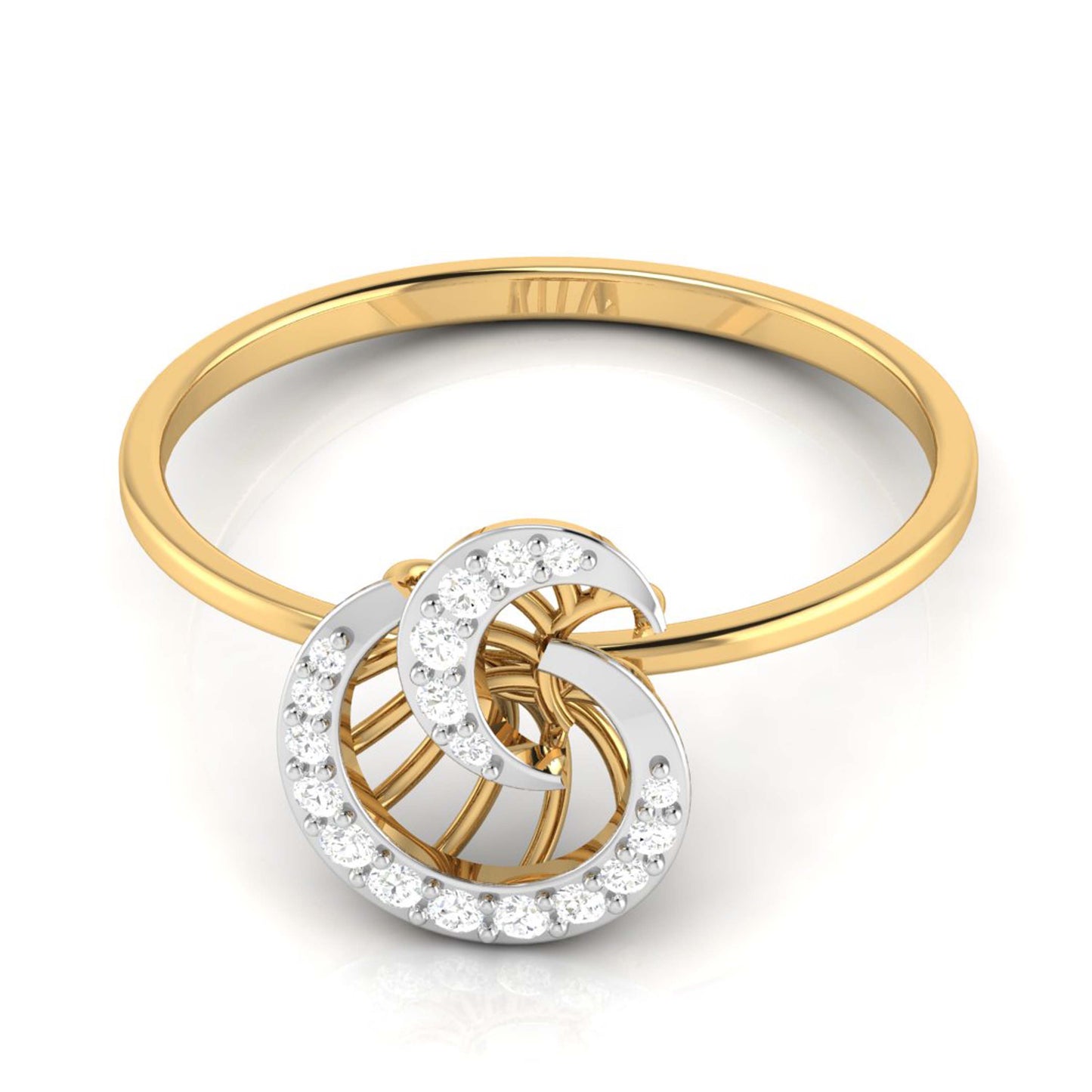 Dazzling Infinity 14Kt Diamond Ring