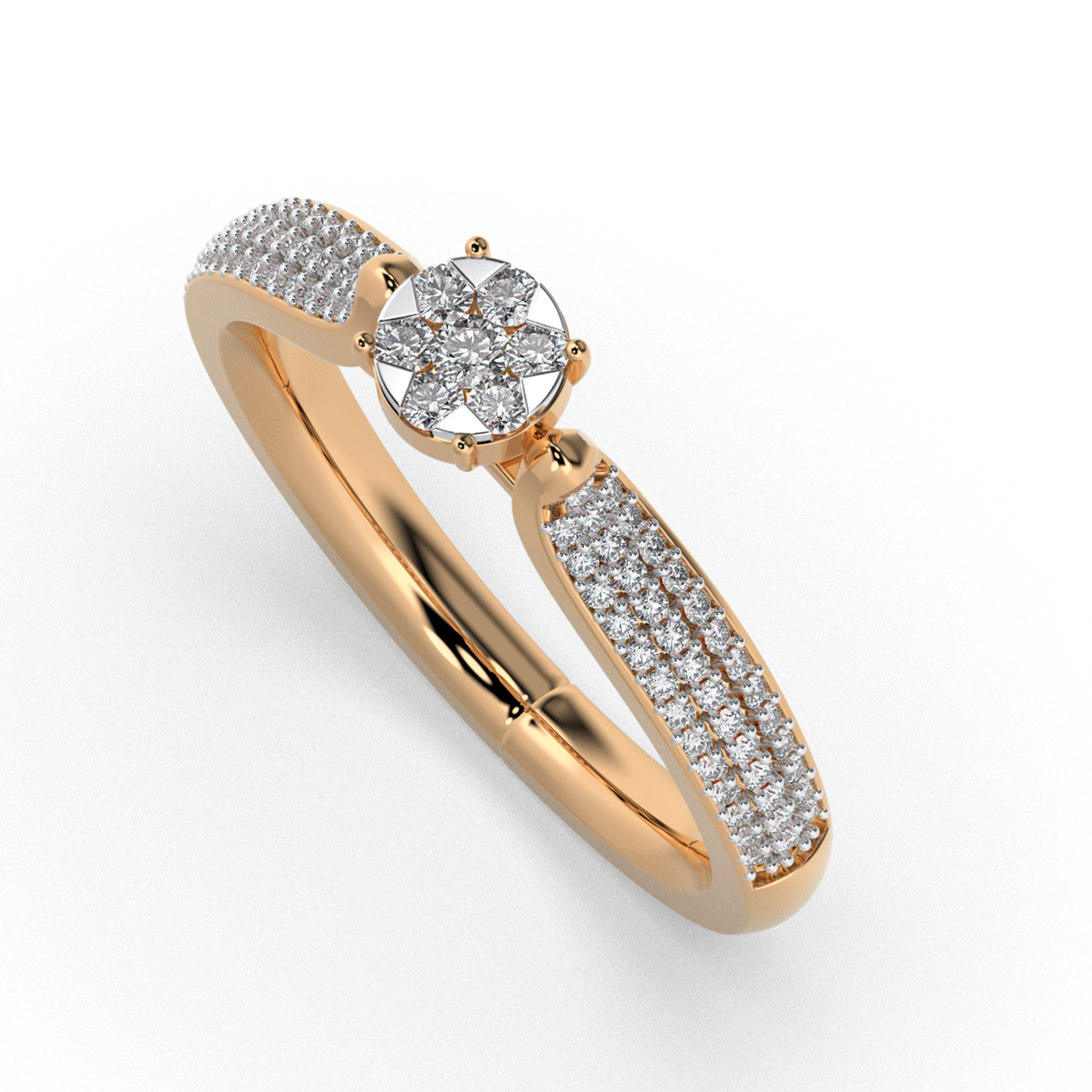 Mystic Glow 14Kt Diamond Ring