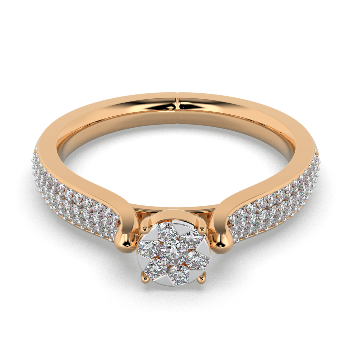Mystic Glow 14Kt Diamond Ring