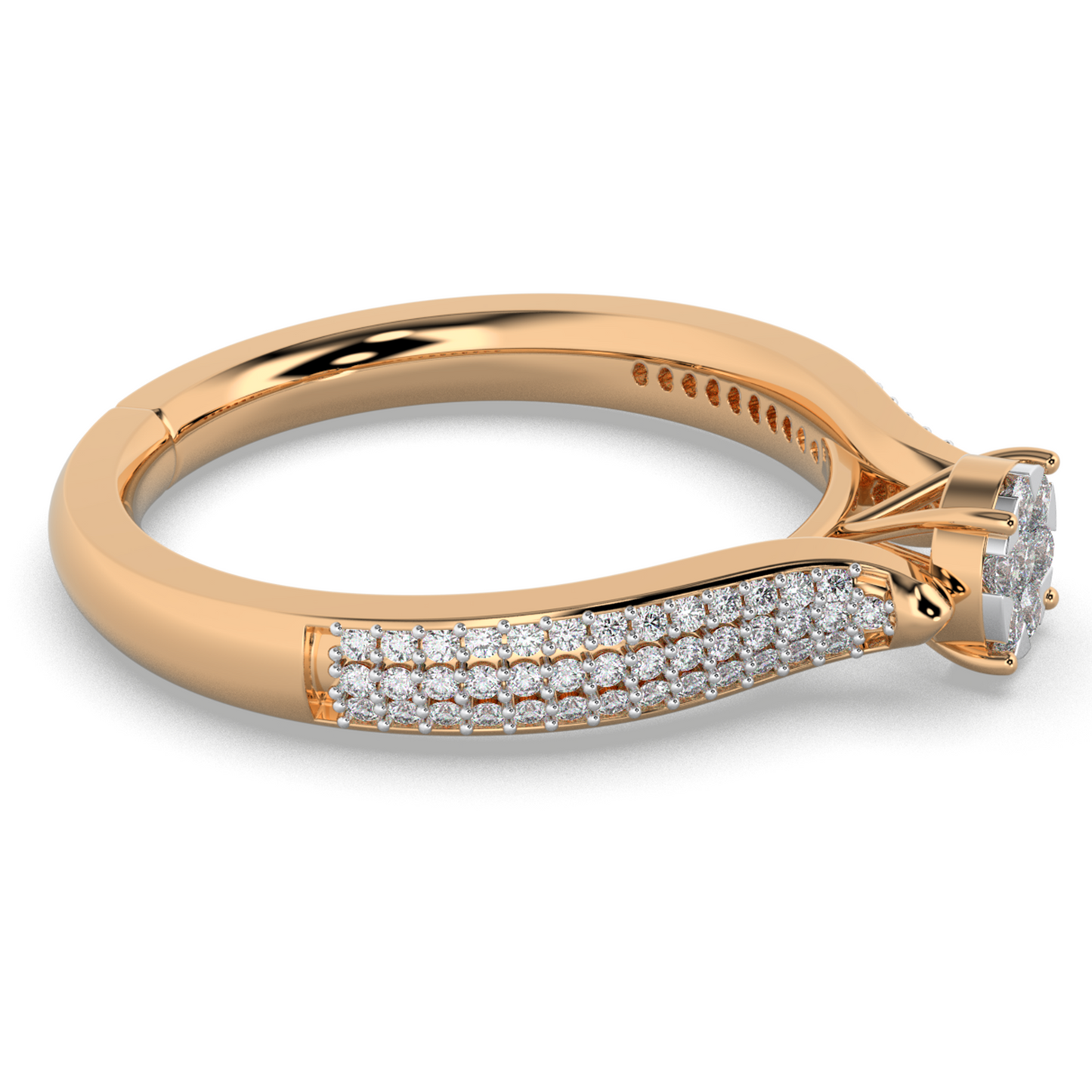 Mystic Glow 14Kt Diamond Ring