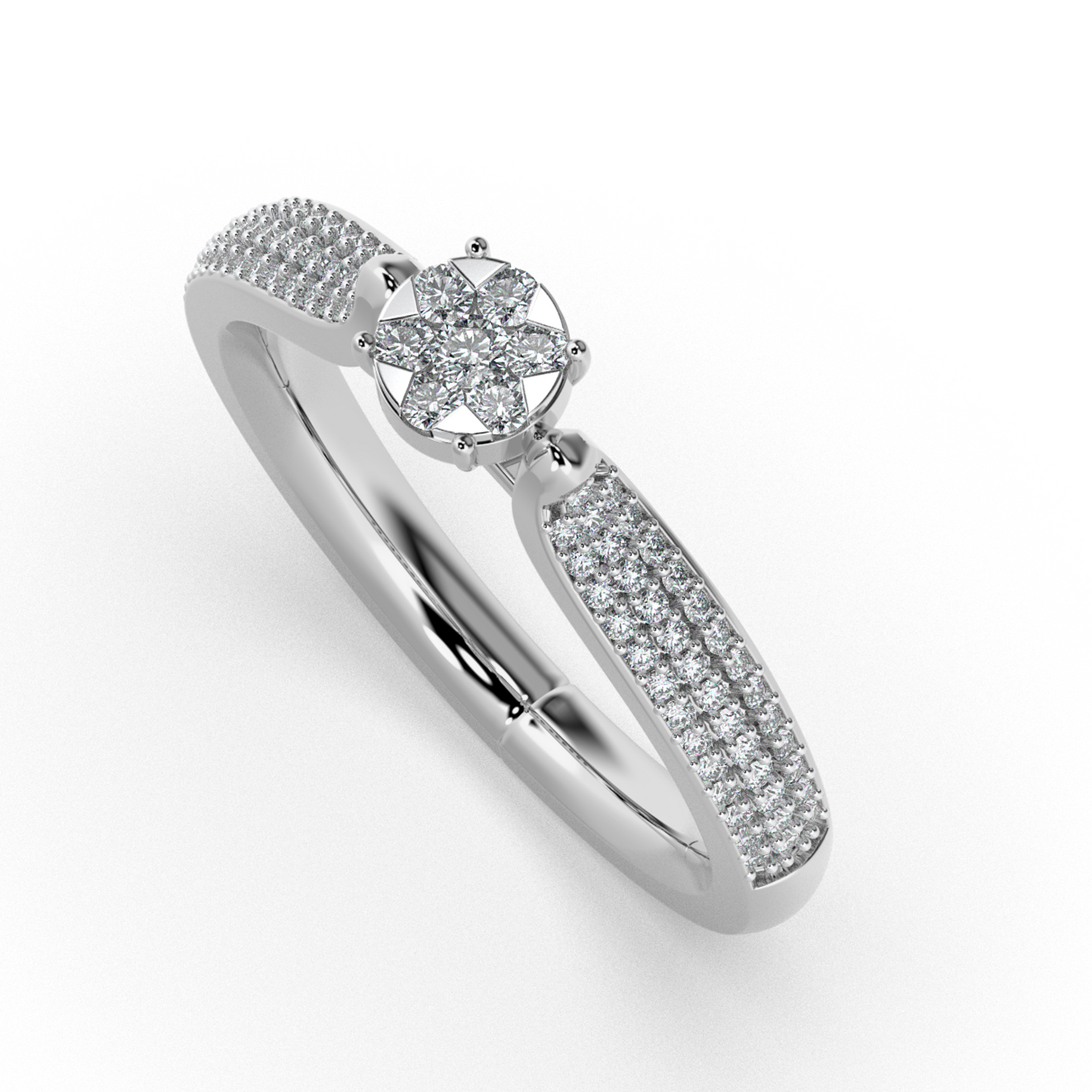Mystic Glow 18Kt Diamond Ring