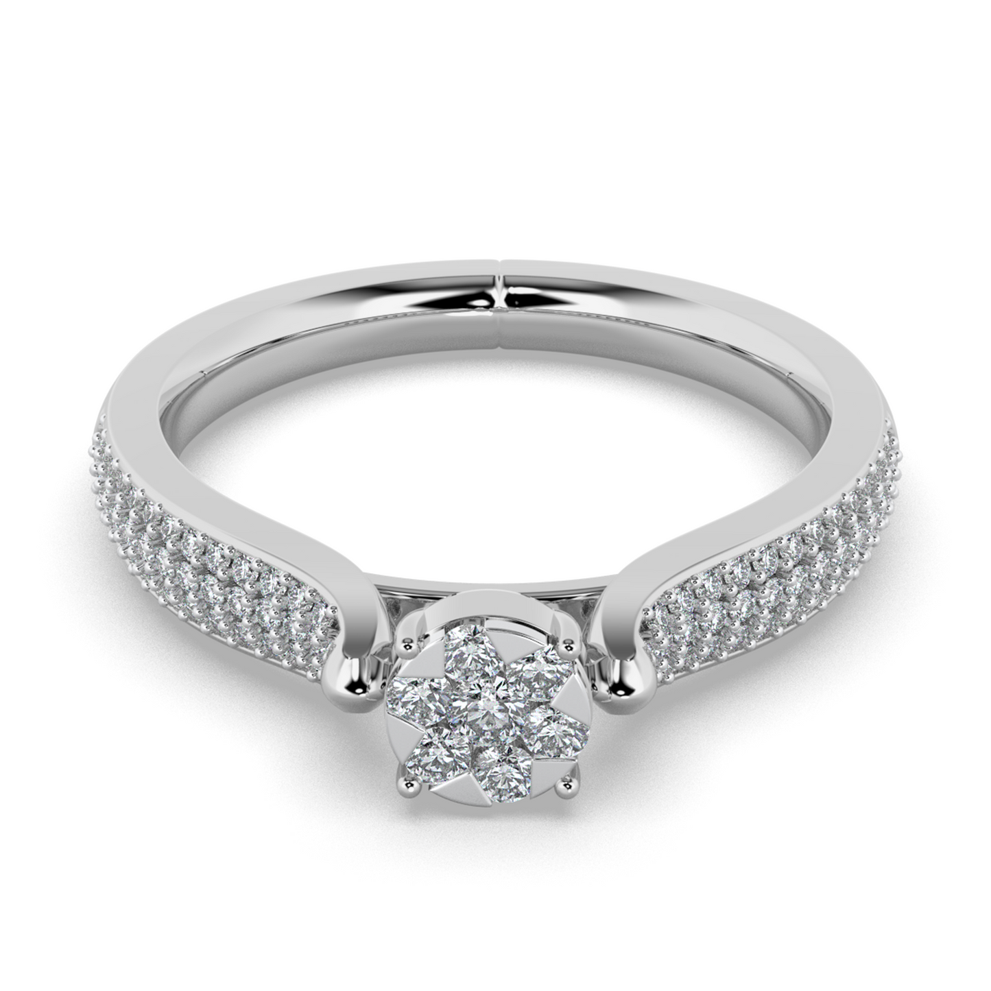 Mystic Glow 14Kt Diamond Ring