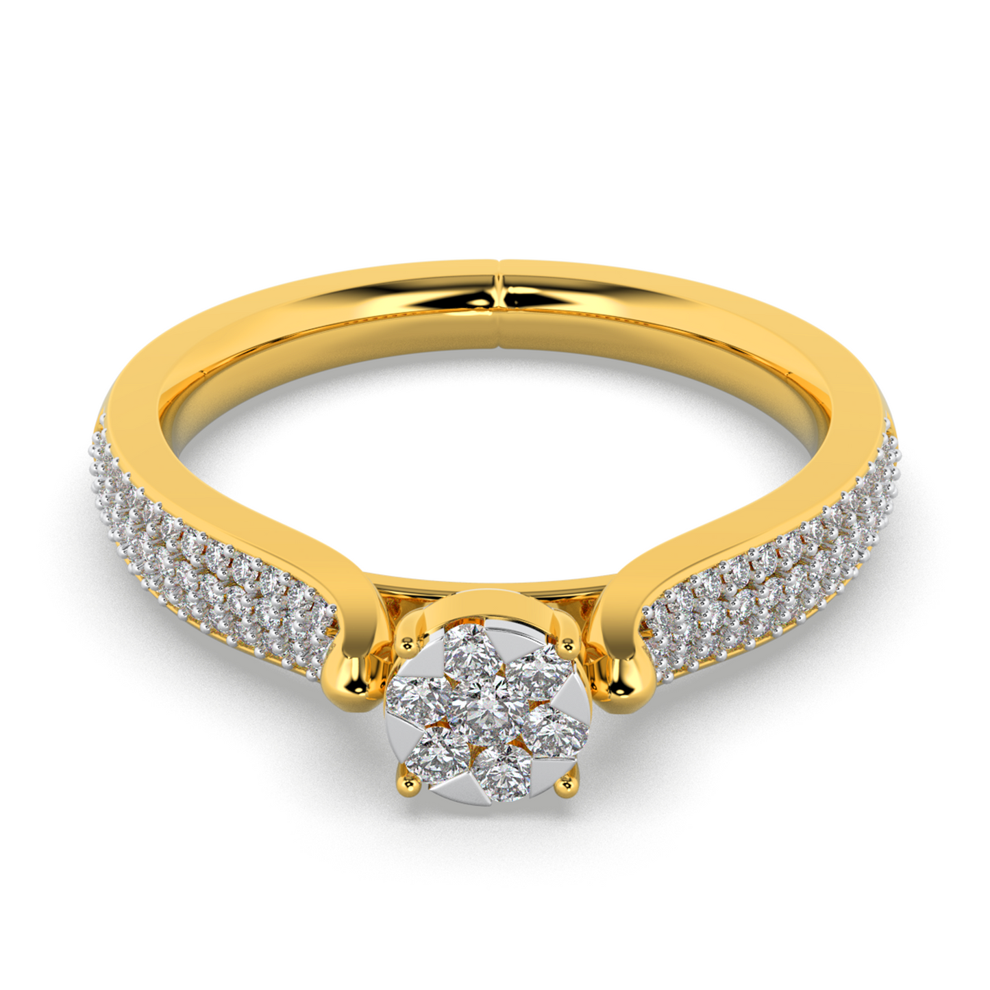 Mystic Glow 18Kt Diamond Ring