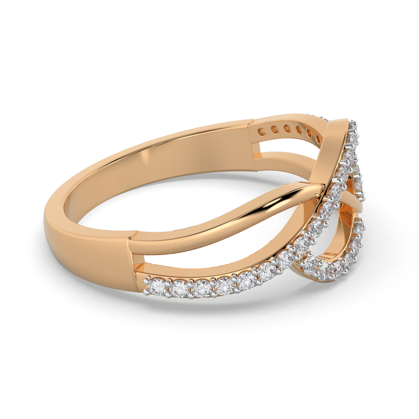 Velvet Rose 18Kt Diamond Ring