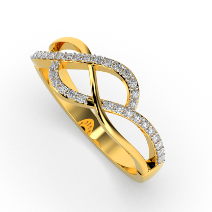 Velvet Rose 14Kt Diamond Ring