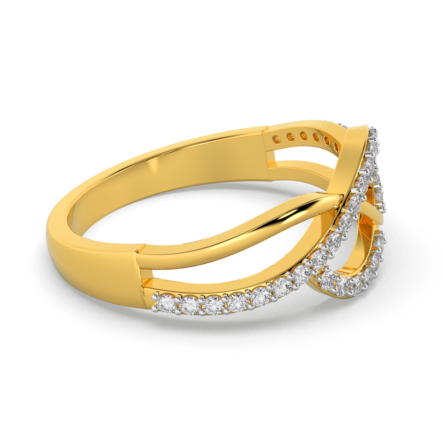 Velvet Rose 18Kt Diamond Ring