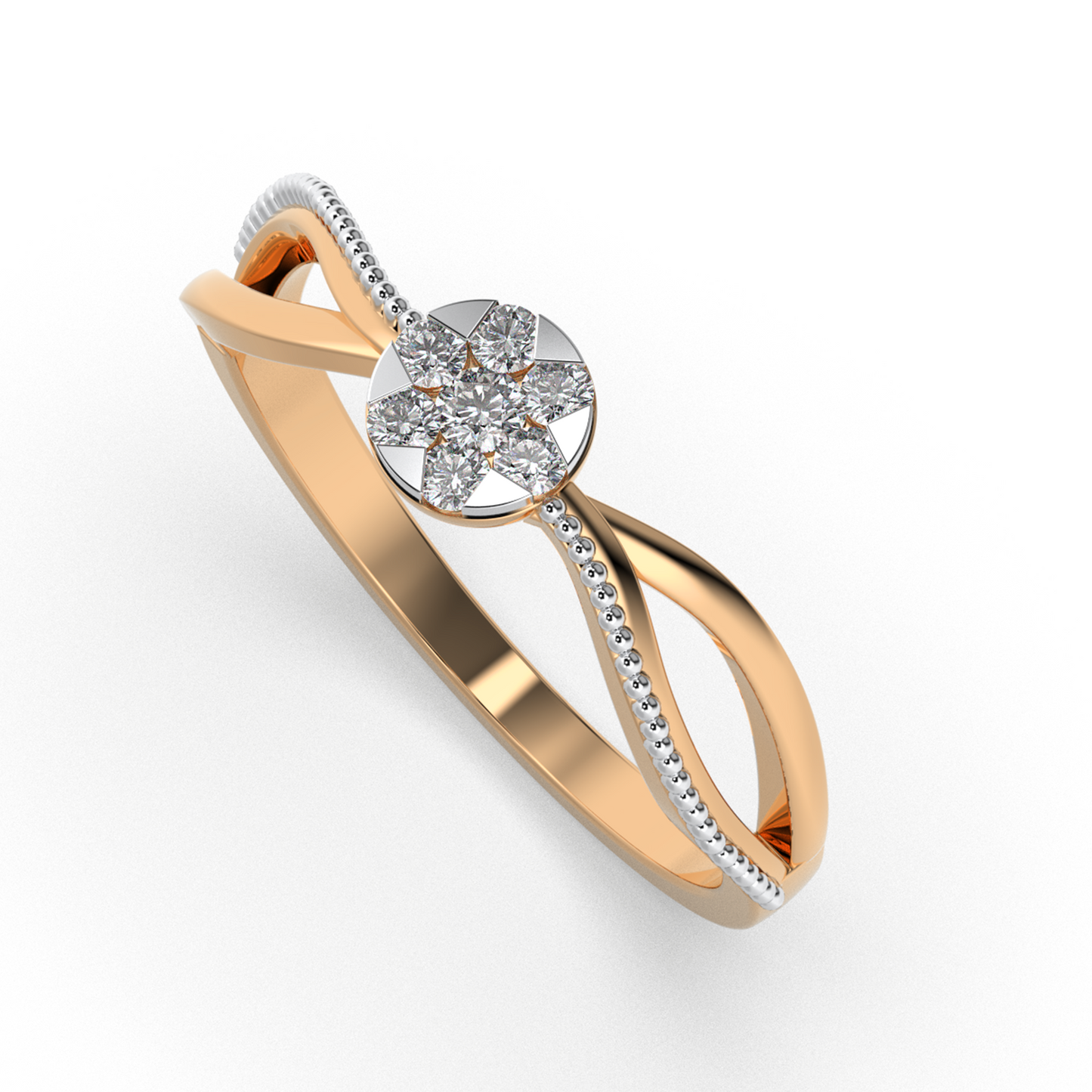 Crimson Muse 14Kt Diamond Ring