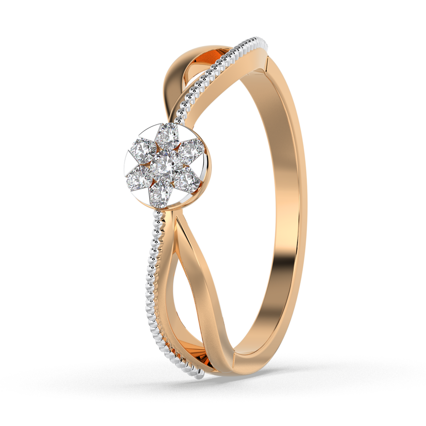 Crimson Muse 14Kt Diamond Ring