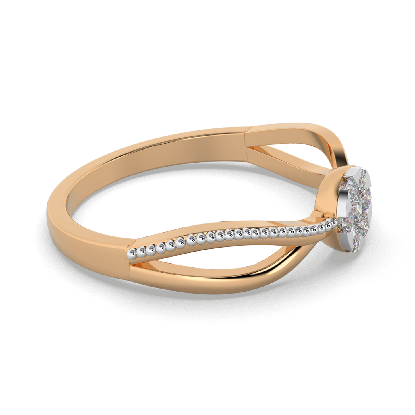 Crimson Muse 14Kt Diamond Ring