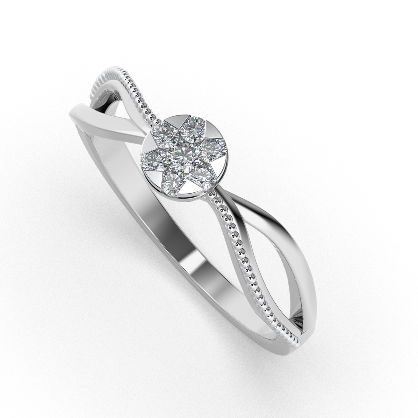 Crimson Muse 18Kt Diamond Ring