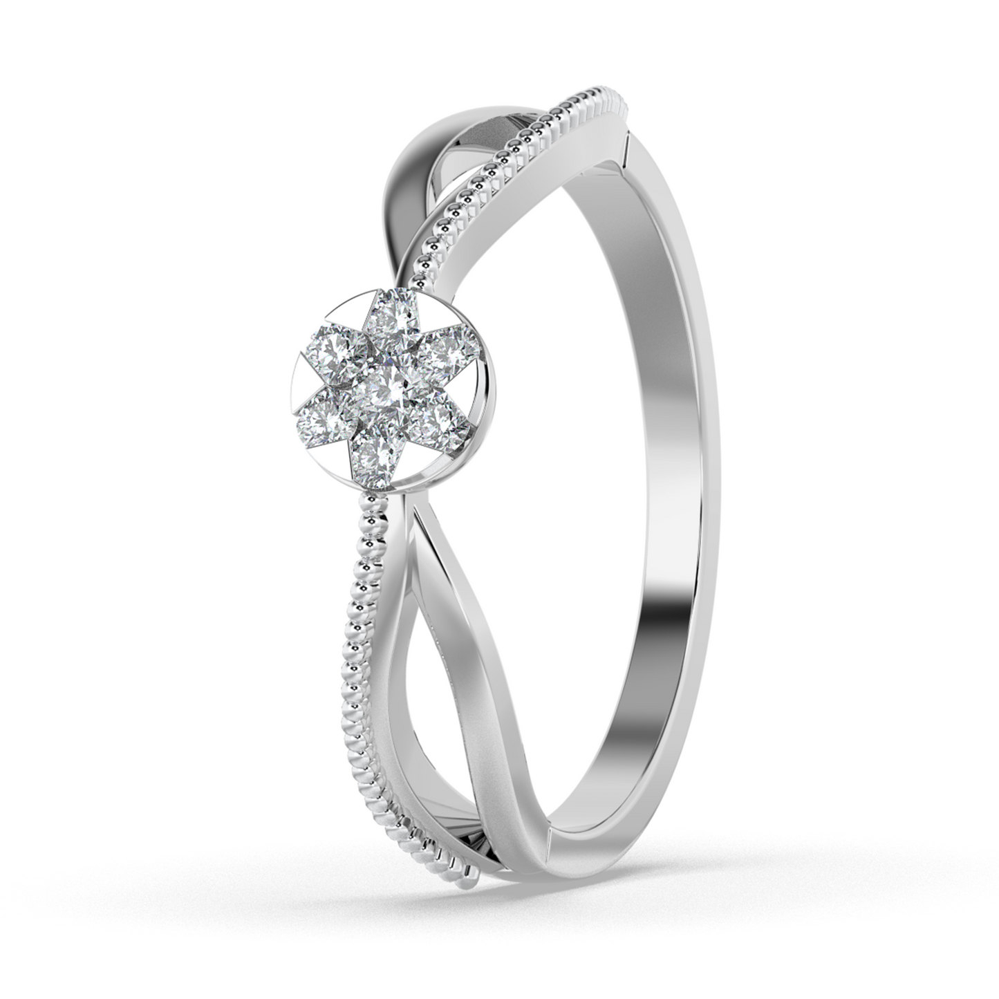 Crimson Muse 14Kt Diamond Ring