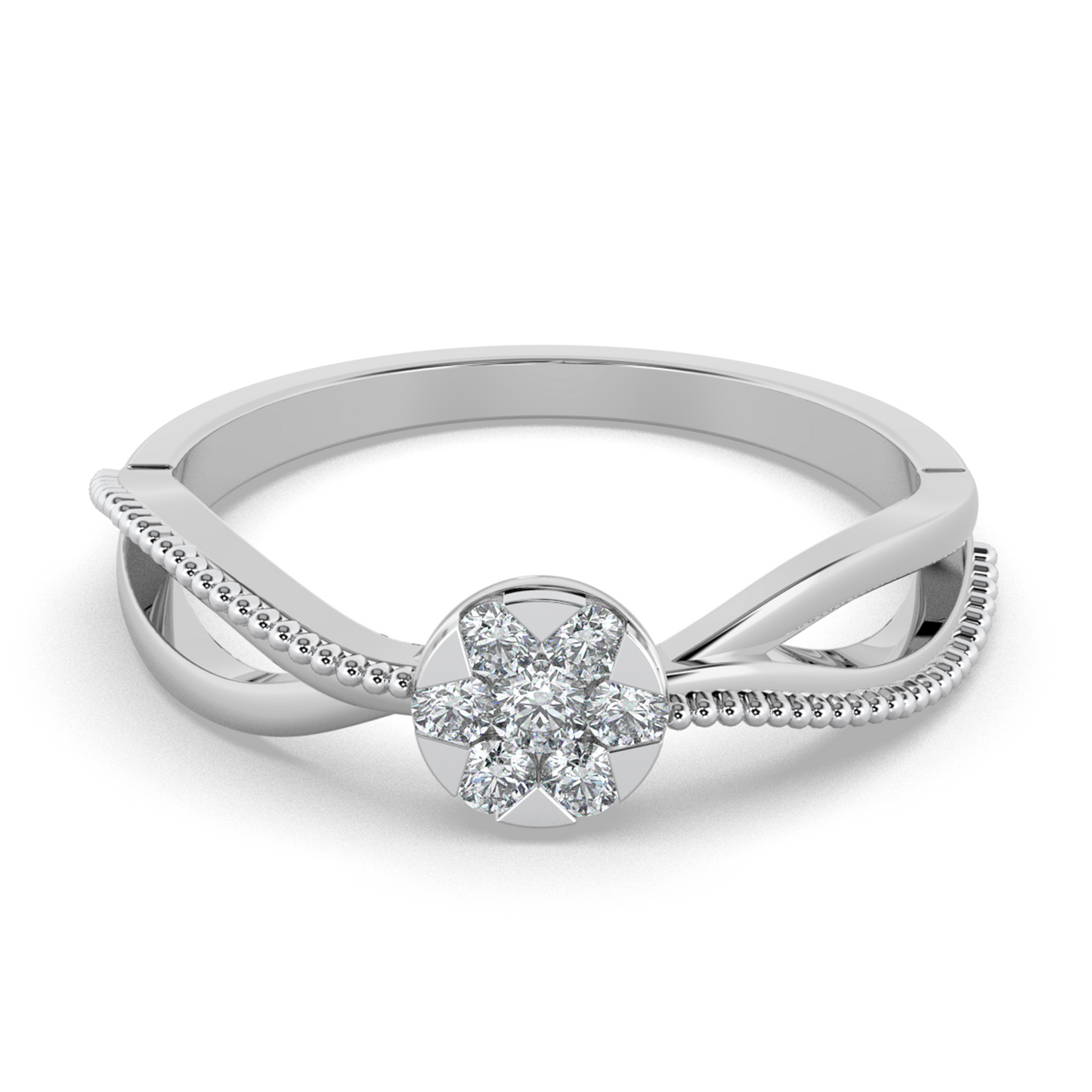 Crimson Muse 18Kt Diamond Ring