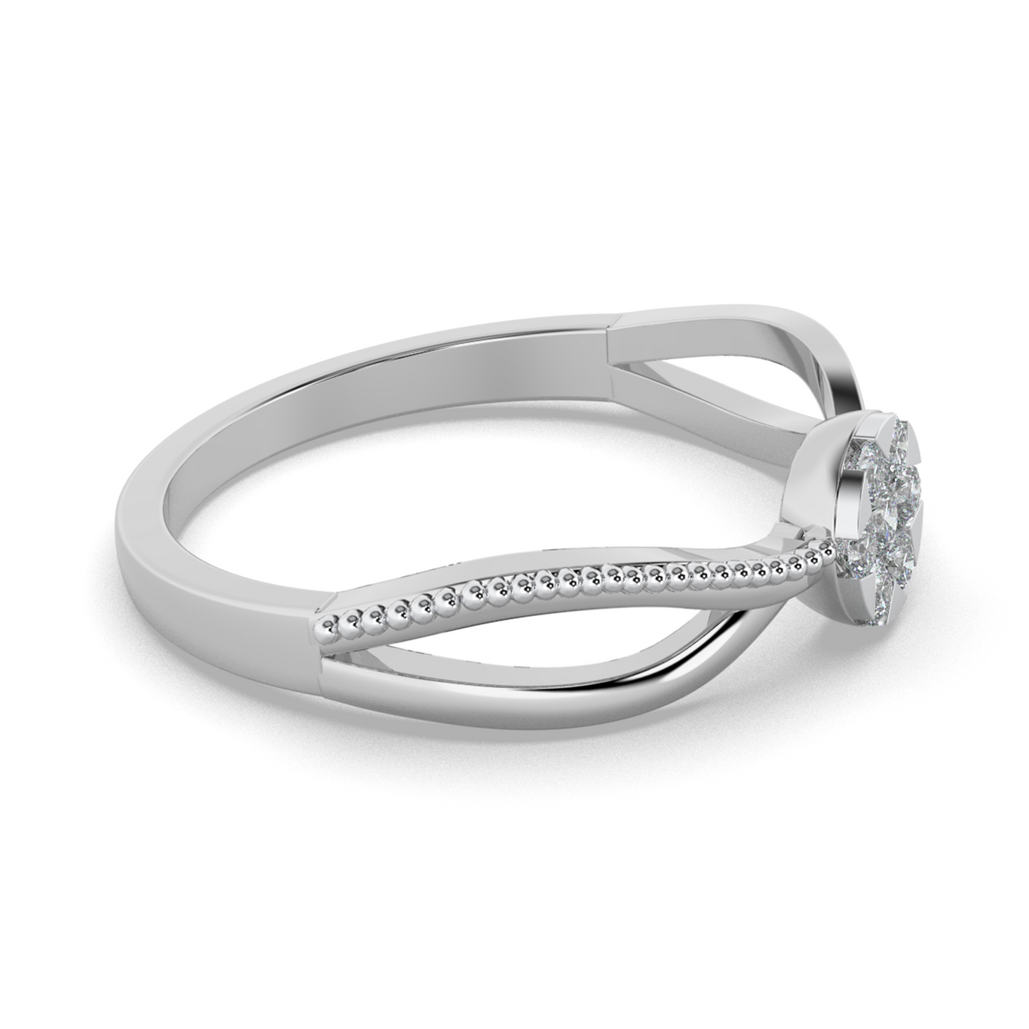 Crimson Muse 18Kt Diamond Ring