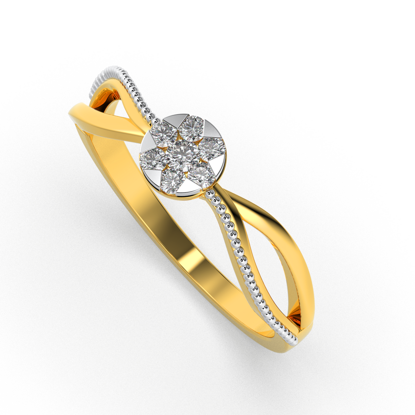 Crimson Muse 14Kt Diamond Ring