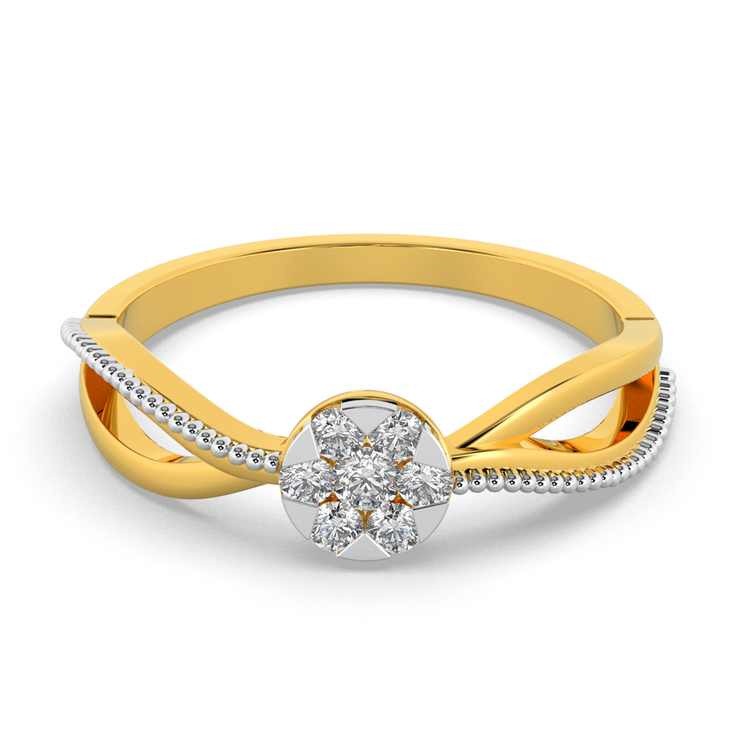 Crimson Muse 14Kt Diamond Ring