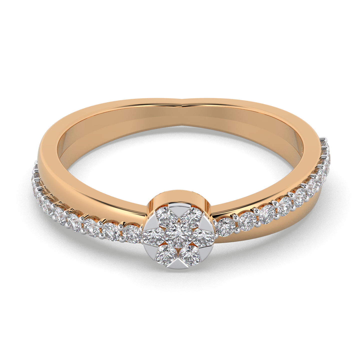 Enchanted Ray 14Kt Diamond Ring
