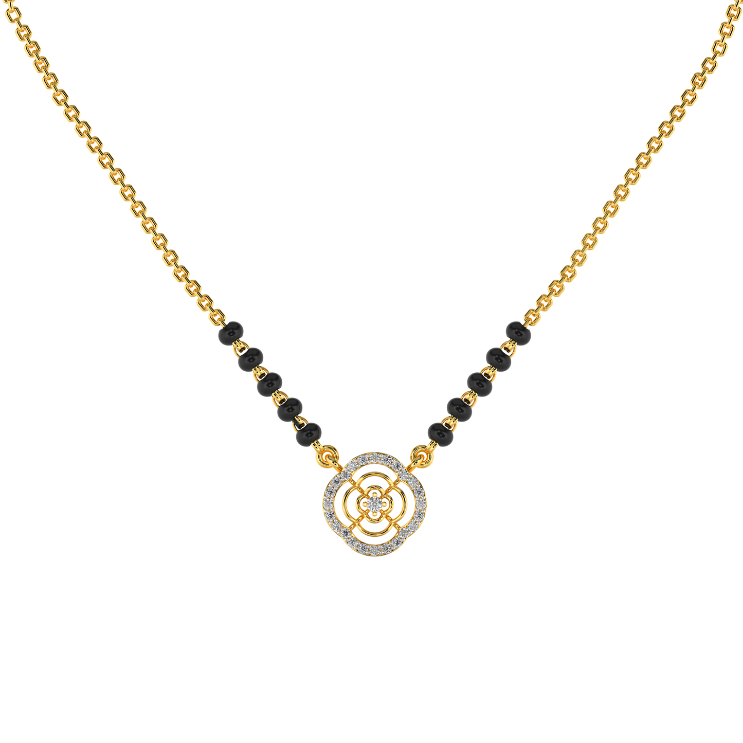Suvarna Saadhya Mangalsutra 18k
