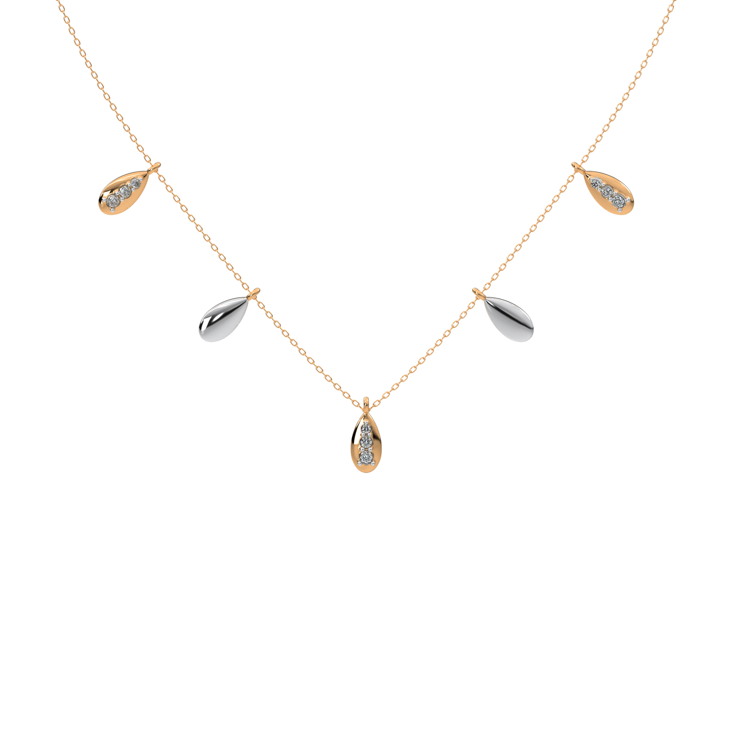 Diamond Aurora Necklace 18k