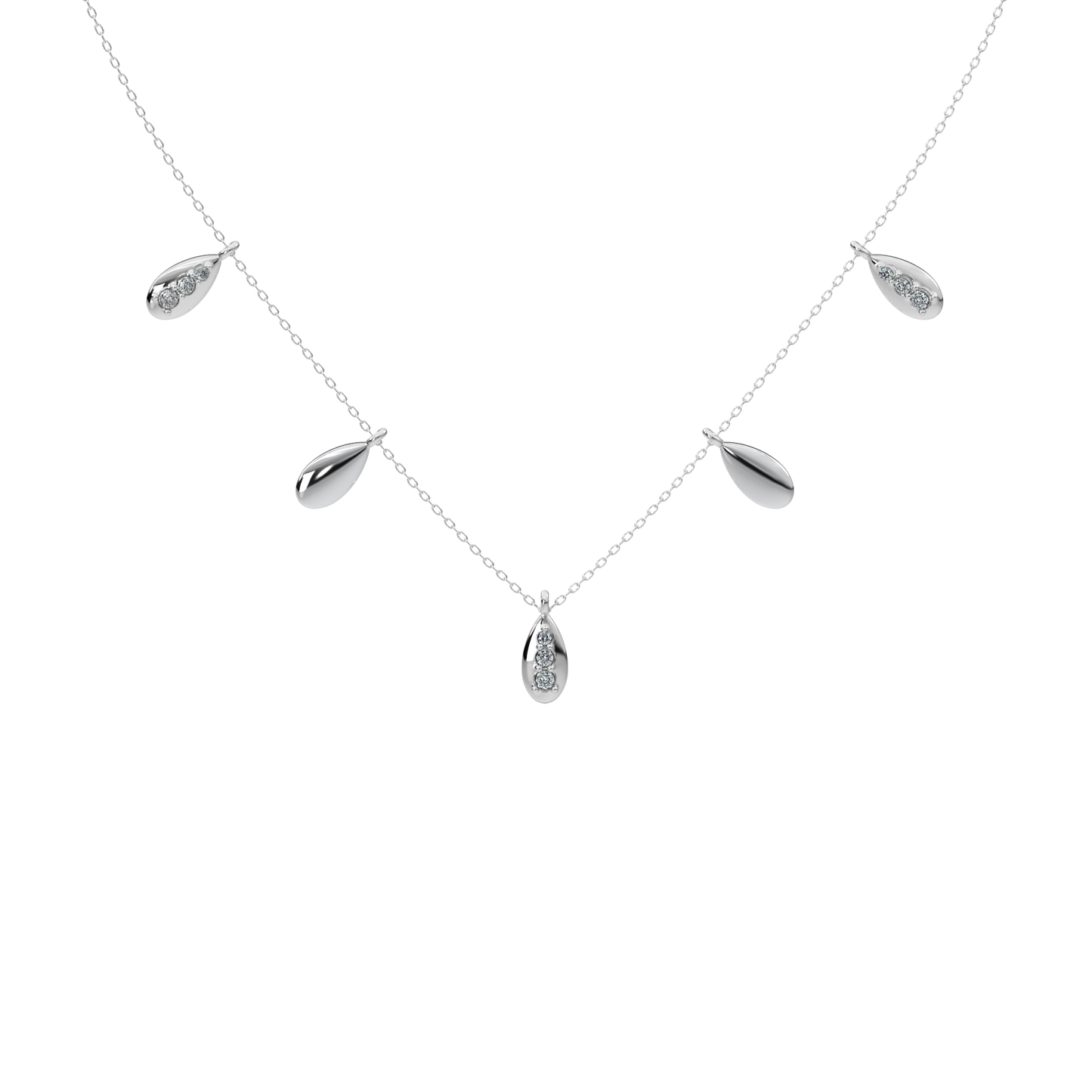 Diamond Aurora Necklace 18k
