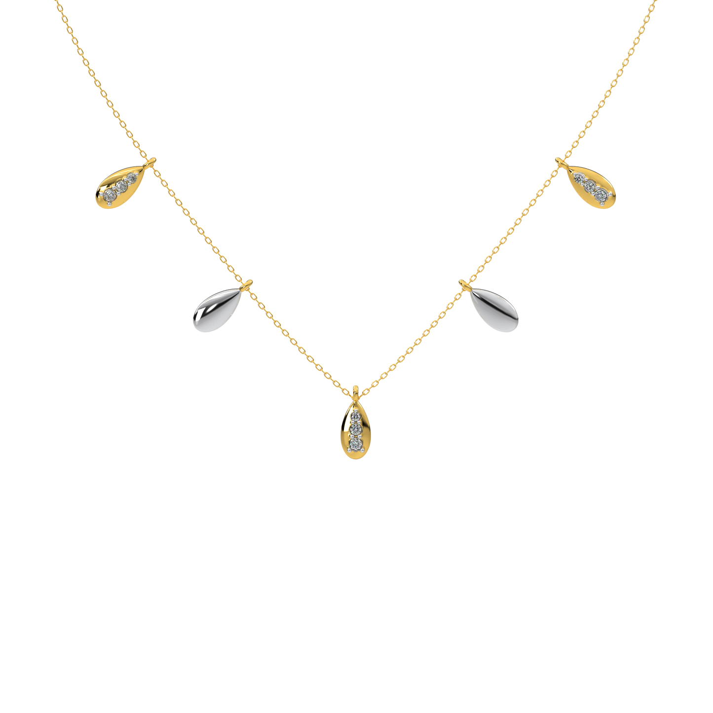 Diamond Aurora Necklace 18k