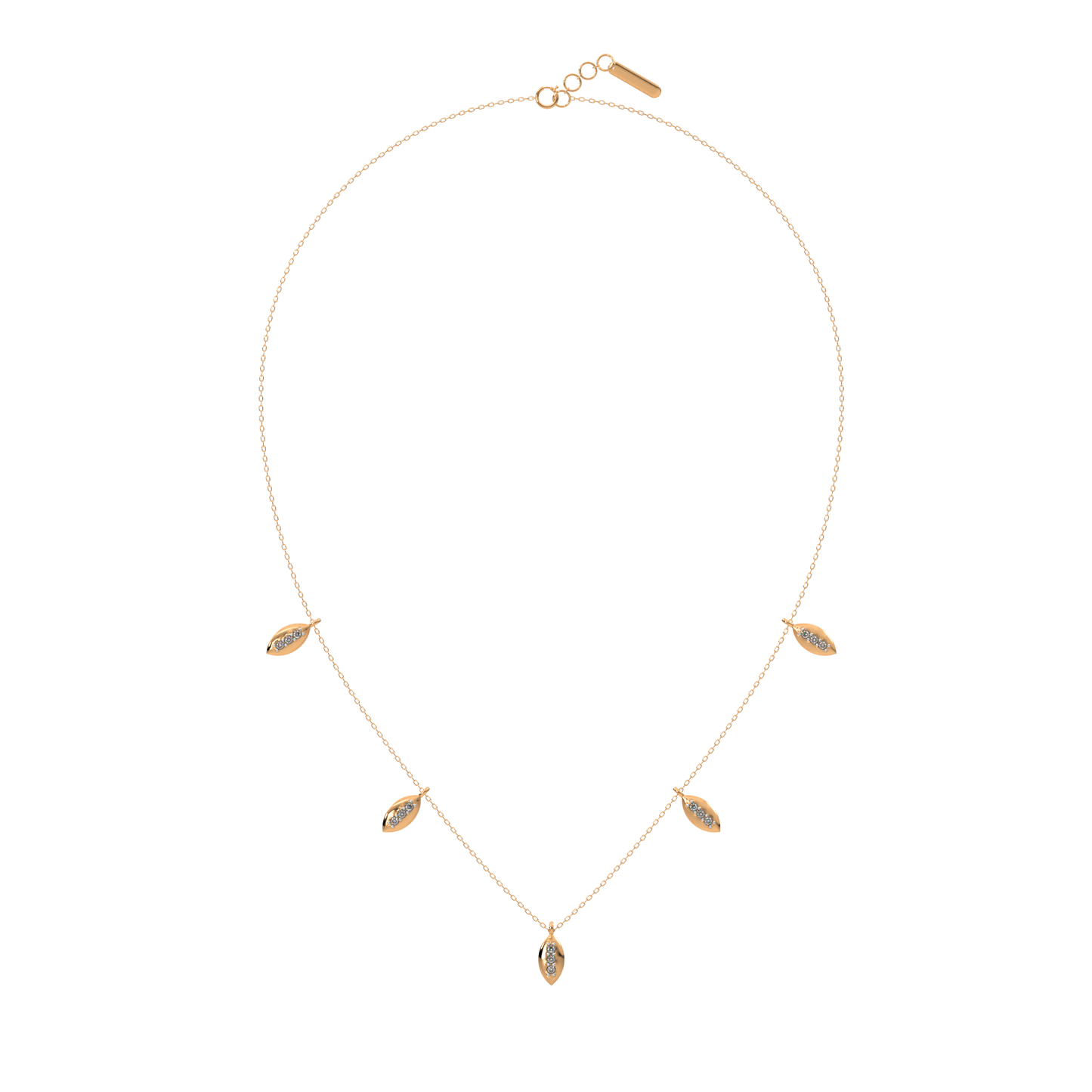 Celestial Cascade Necklace 18k