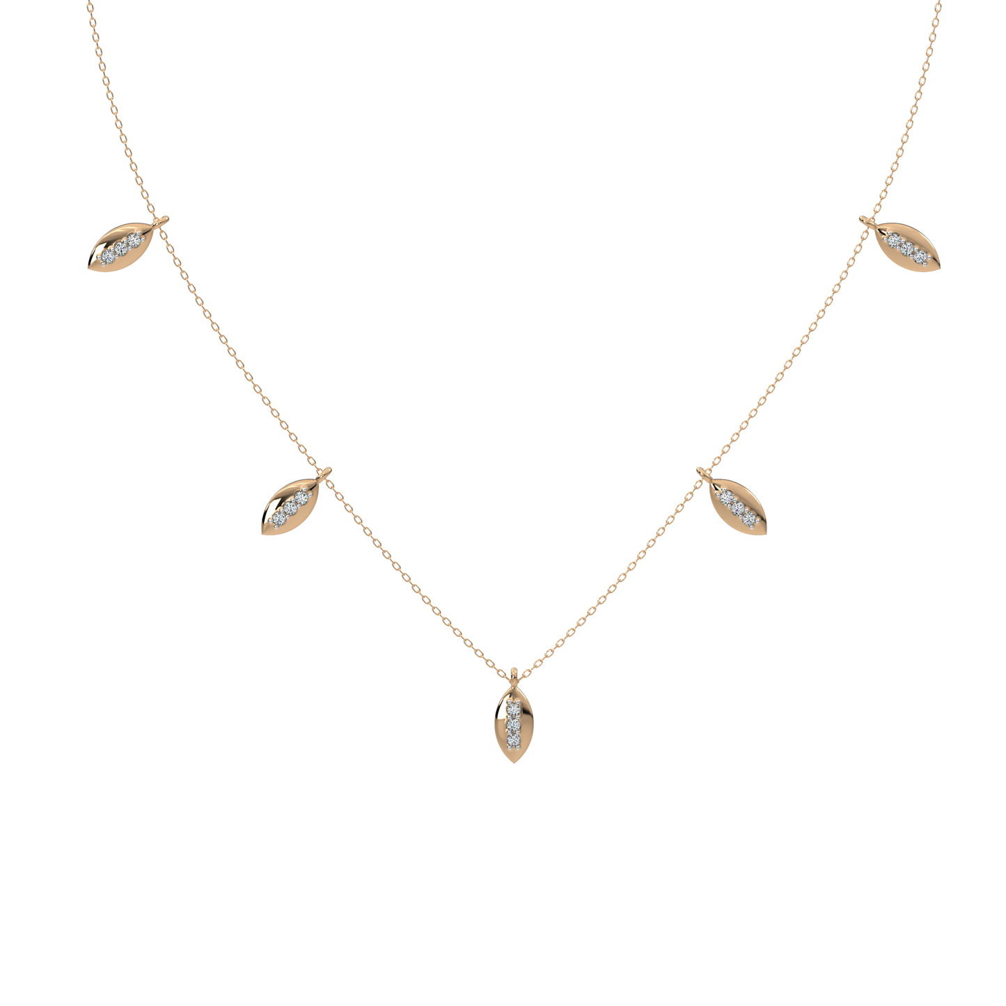 Celestial Cascade Necklace 18k