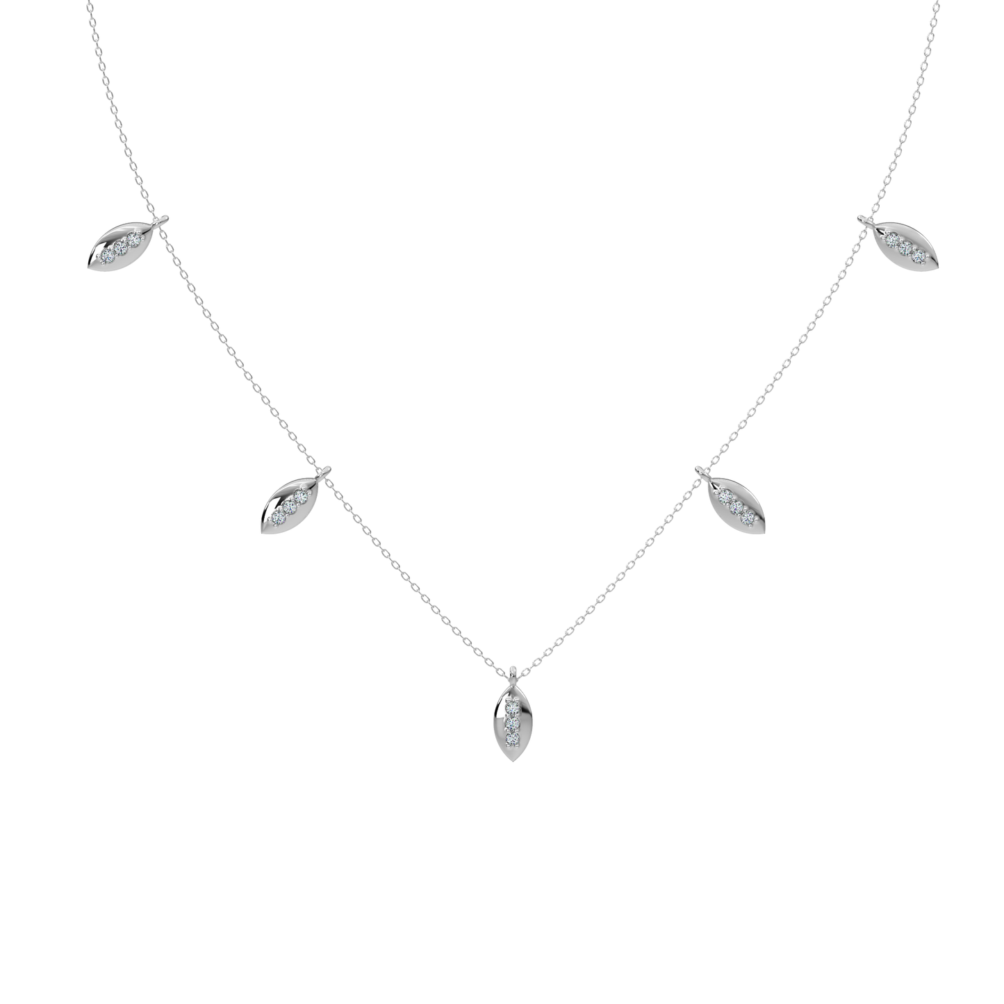 Celestial Cascade Necklace 18k