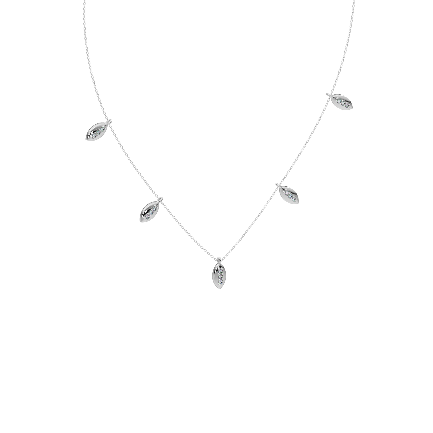 Celestial Cascade Necklace 18k