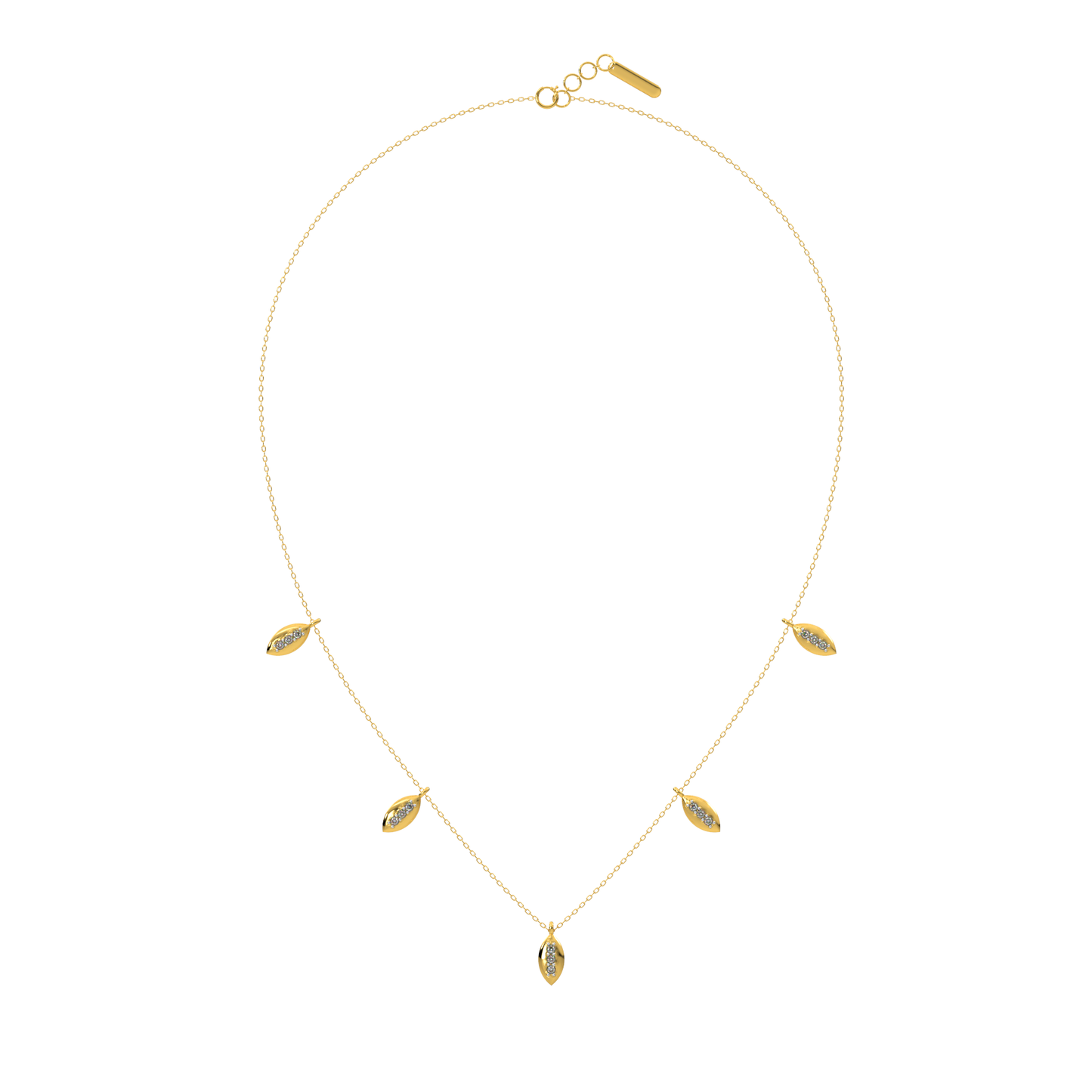 Celestial Cascade Necklace 18k