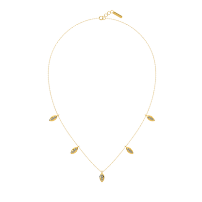 Celestial Cascade Necklace 18k