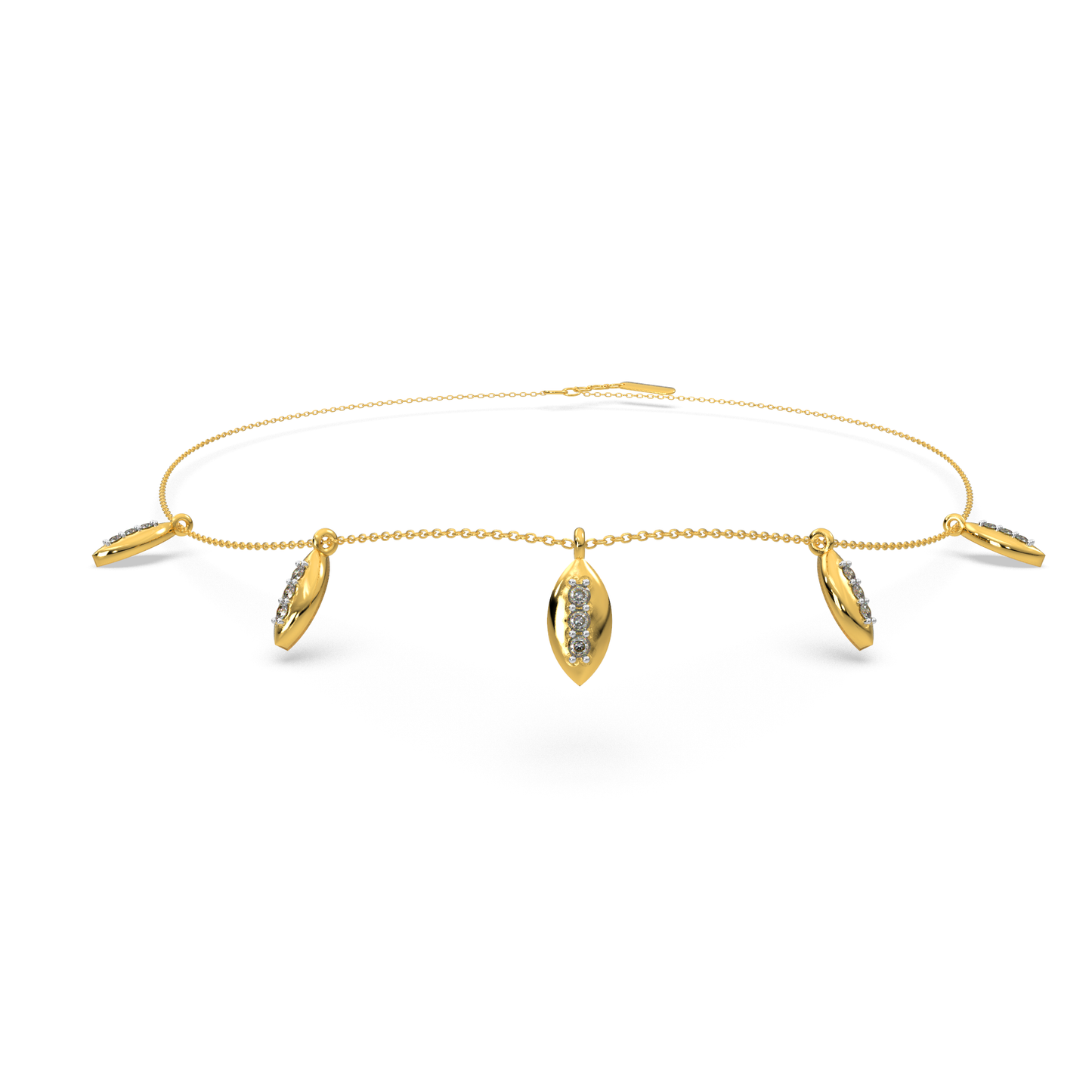 Celestial Cascade Necklace 18k